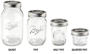 6 Pack Ball Mason Signature Preserving Jars 490ml Regular Mouth With Recipe Insert - 2tech ltd