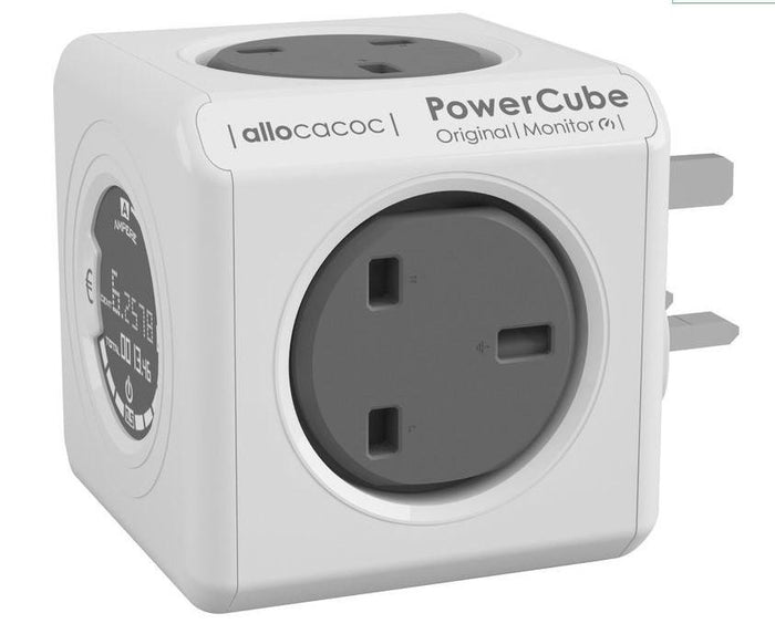 Allocacoc Powercube Original Monitor 4-way Wall Socket Adapter & Cost Calculator
