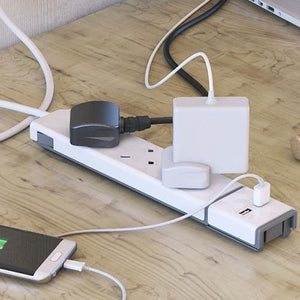 DesignNest by Allocacoc PowerStrip |Modular| UK - Create your own extension solution - 2tech ltd