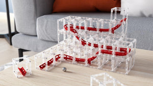 DesignNest MagnetCubes Rollercoaster Marble Run - Modular Magnetic Building - 2tech ltd