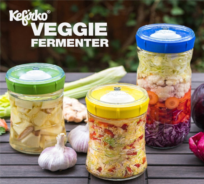 Kefirko Veggie Fermenter + Free Recipes Book (Available in 848ml + 1.4L) offer