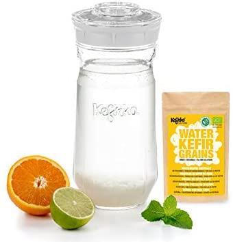 Kefirko Water Kefir Kit 1400ml with Organic Grains