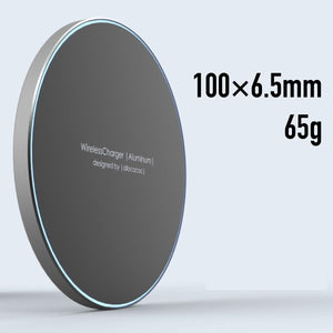 Allocacoc WirelessCharger |Aluminum| Super slim quick Wireless Charger (5w / 7.5w or 10w) - 2tech ltd
