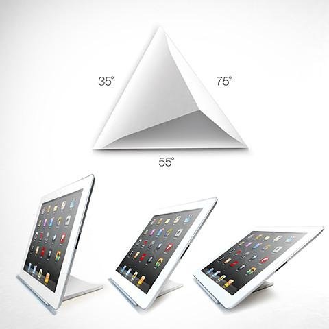 Facet magnetic pyramid for iPad
