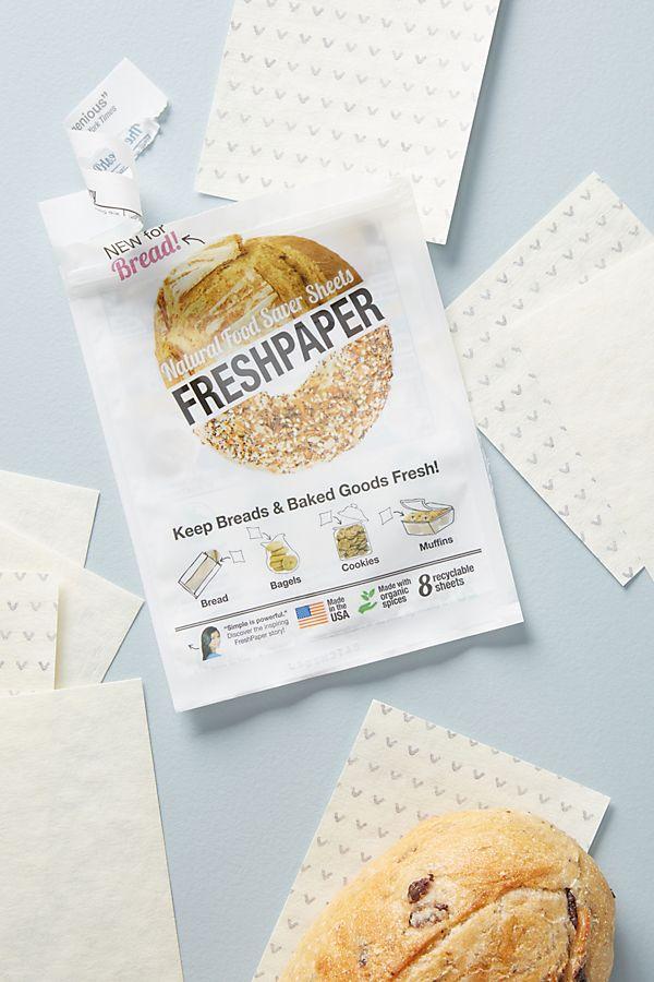 FreshPaper Food Saver Sheets for Bread - Keep Baked Goods Fresh, Perfect for Bag