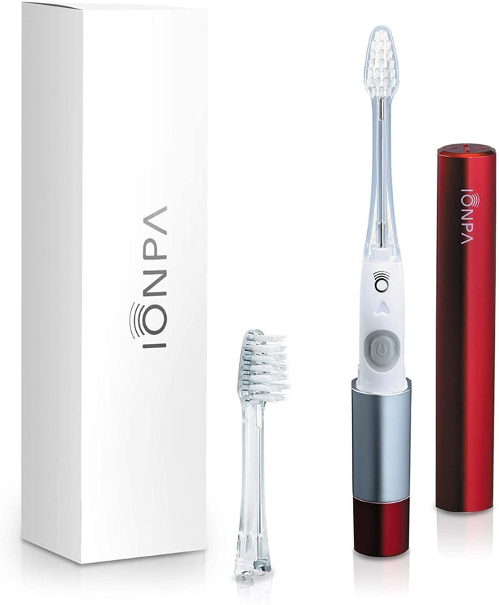 IONICKISS Ionising Travel Toothbrush | Ultrasonic Toothbrush with Replaceable Head
