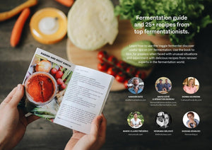 Kefirko Veggie Fermenter + Free Recipes Book (Available in 848ml + 1.4L) - 2tech ltd