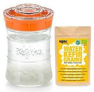 Kefirko Water KEFIR Kit 848ml with Organic Grains - 2tech ltd