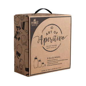 ReCAP Mason Jars The Art of Aperitivo: Italian Happy Hour Fermenting Gift Set - 2tech ltd